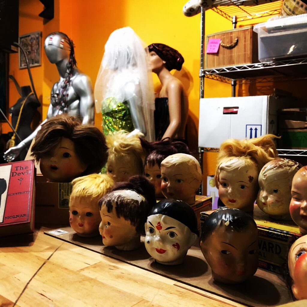 Need a creepy doll head? If you visited The Refindery recently, you'd be in luck. Photo courtesy: Heart of Cartm